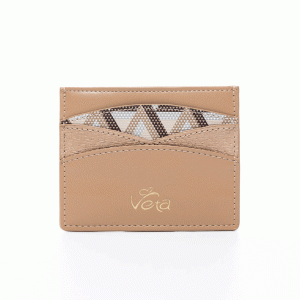 Θήκη καρτών καμηλό