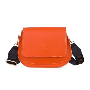 Χιαστί τσάντα πορτοκαλί De Raggi