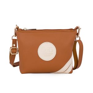 Χιαστί τσάντα De Raggi κάμελ