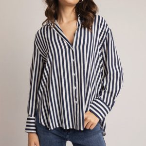 Μπλε πουκάμισο με στρας