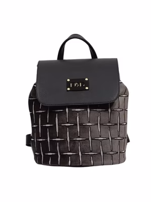 Grid Backpack μαύρη De Raggi