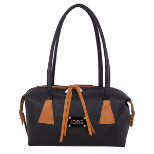 De Raggi Γυναικεία Τσαντα Ώμου Χειρός Μαύρη